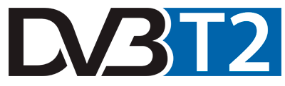 logo van digitale tuner type DVB T2